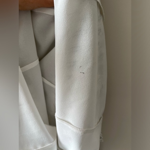 A.L.C. SILK Hadley Dress in White & Black - Picture 10 of 16